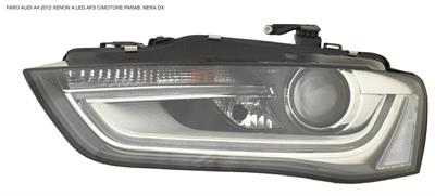 FARO DX XEN A LED AFS C/MOT ELETT AUDI A4 12/11>P.NERA