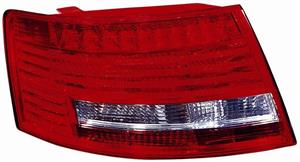 GR OTTICO P/DX BIANCO ROSSO A LED AUDI A6 05/04>10/08