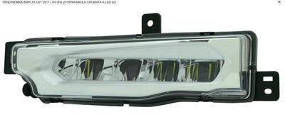 FEND DX A LED BMW X3 G01 01/18>/BMW X4 G02 04/18> P CROMATA