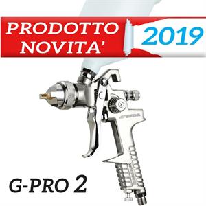 G-PRO AEROGRAFO A GRAVITA' HVLP CROMATO UGELLO 1.8MM