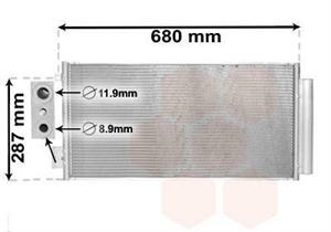 COND C/ESSICATORE FIAT 500L 1.3/1.6 DIES