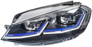 FARO SX FULL LED FBL C/CORN DRL BLU VW GOLF 7 11/16> GTE