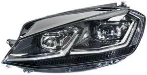 FARO DX FULL LED DBL C/ILLUM FRONT ADATTIVA VW GOLF 7 11/16>