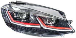 FARO SX FULL LED FBL C/CORN DRL ROSSA VW GOLF 7 11/16> GTI