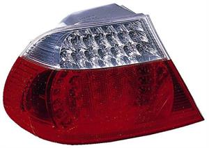 FANALE P/DX EST BIANCO ROSSO A LED BMW SERIE 3 E46 COUPE 04/03>