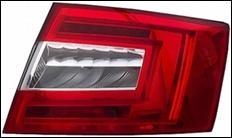 FANALE P/DX A LED SKODA OCTAVIA 03/13>