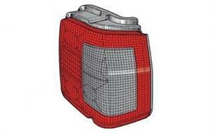 FANALE P/DX ROSSO-FUME FIAT TIPO 06/88>11/95