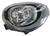 FARO DX H4 PRED REG EL FIAT 500 X 10/14> PARAB NERA