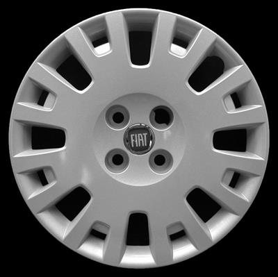 COPPA RUOTA 15FIAT FIORINO 08>LOGO ROSSO