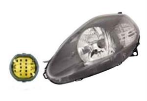 FARO DX H4 C/MOTOR EL FIAT GRANDE PUNTO 09/05>PARAB GRIGIA