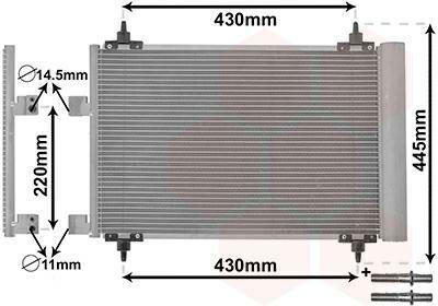 COND C/ESSICATORE PEUGEOT 307 2.0 HDI 01-