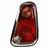 FANALE P/DX ROSSO MINI ONE-COOPER 09/04>06/06