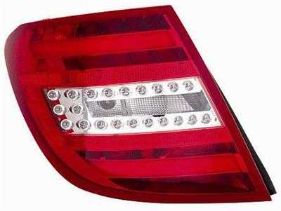 GR OTTICO P/DX BIANCO ROSSO A LED MERCED CLASSE C W204 SW 01/11>