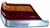 GR OTTICO P/SX ARANCIO ROSSO MERCED CLASSE S W140 05/93>09/95