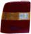 GR OTTICO P/DX BIANCO ARANCIO ROSSO OPEL VECTRA A 08/88>10/92