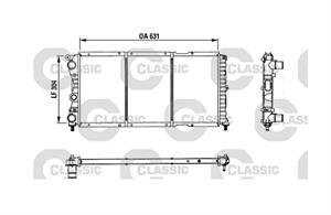 RAD FIAT PUNTO (93>99) 1.7 TD S/AC