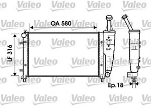 RAD FIAT YPSILON 1.2 I MM 06/03-