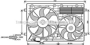 VENTOLA RAFFREDDAMENTO .GOLF V-A3 BZ-2.0 TDI