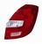 GR OTT P/DX BIANCO ROSSO SKODA FABIA 01/07>/04/10> 5P-SW