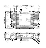 INTERCOOLER RENAULT CLIO III (05>)