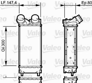 INTERCOOLER PEUGEOT 308(09/07>)