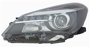 FARO DX H1R2 A LED PREDREG ELETT TOYOTA YARIS 07/14> PARAB NERA