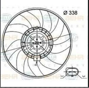 VENT RAD  REFR/COND  AUDI A6 / Q3