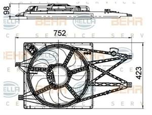 VENTOLA RAD ALFA ROMEO GIULIETTA 1.4