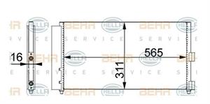 CONDENSATORE FIAT PUNTO II