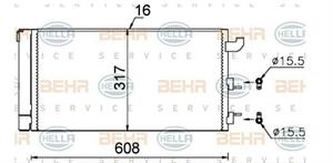 CONDENSATORE FIAT PAND (169)