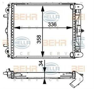 RADIATORE PORSCHE 911 (996) / BOXST