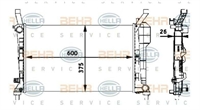 RADIATORE MB A-CL. (W169)