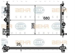 RADIATORE OPEL INSIGNIA