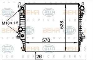 RADIATORE JAGUAR S-TYPE