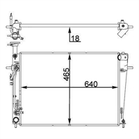 RADIATORE DEL REFRIGERANTE  KIA SPORTAGE