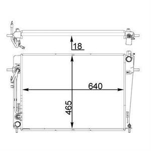 RADIATORE DEL REFRIGERANTE  KIA SPORTAGE