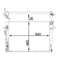 RADIATORE DEL REFRIGERANTE  KIA SPORTAGE