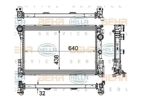 RADIATORE MERCEDES C-/ E-CLASS