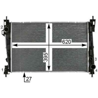 RADIATORE DEL REFRIGERANTE ALFA GIULIETTA