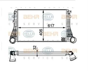 INTERCOOLER VW GOLF V