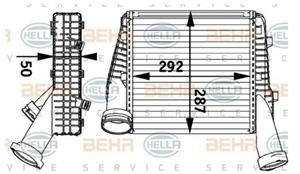 INTERCOOLER SX VW TOURAREG / AUDI Q7