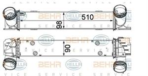 INTERCOOLER BMW 1 (E87)/ 3 (E90) 2.0D