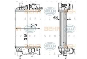 INTERCOOLER OPEL MERIVA