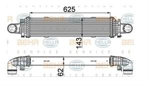 INTERCOOLER MB C-CL. (W204)