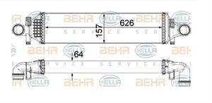 INTERCOOLER MERCEDES BENZ A-/B-CLASS