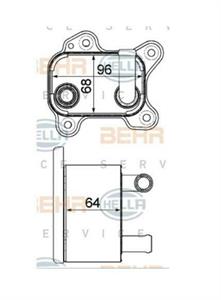 RADIATORE OLIO OPEL CORSA D 1.7CDTI