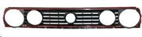 GRIGLIA 4 FORI C/BORDO ROSSO VW GOLF 08/83>10/91