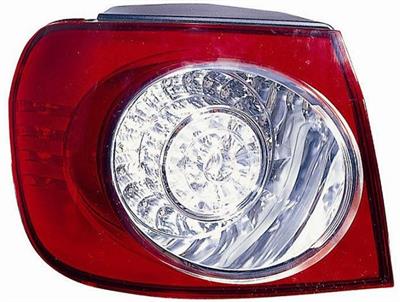 FANALE P/DX EST BIANCO ROSSO A LED VW GOLF V PLUS 10/05>