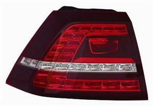 FANALE P/DX EST BIANCO ROSSO A LED VW GOLF 7 10/12> GTI/GTD