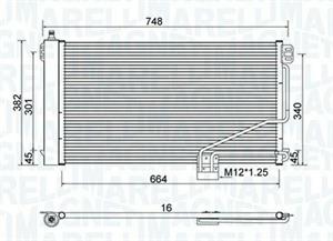 CONDENSATORE MERCEDES CLASSE C (W203)